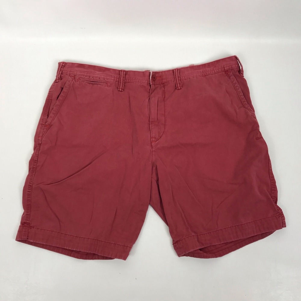 POLO RALPH LAUREN Mens Red Shorts Relaxed Fit Casual Size 42 9" inseam